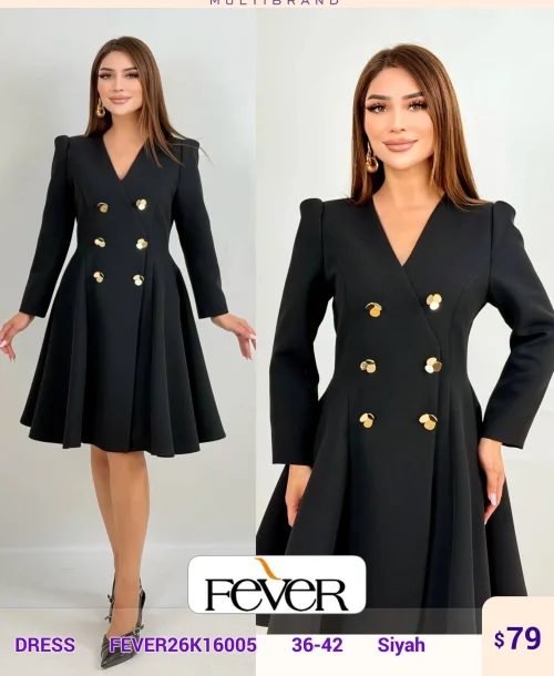Платье FEVER (Black, модель FEVER26K16005) оптом