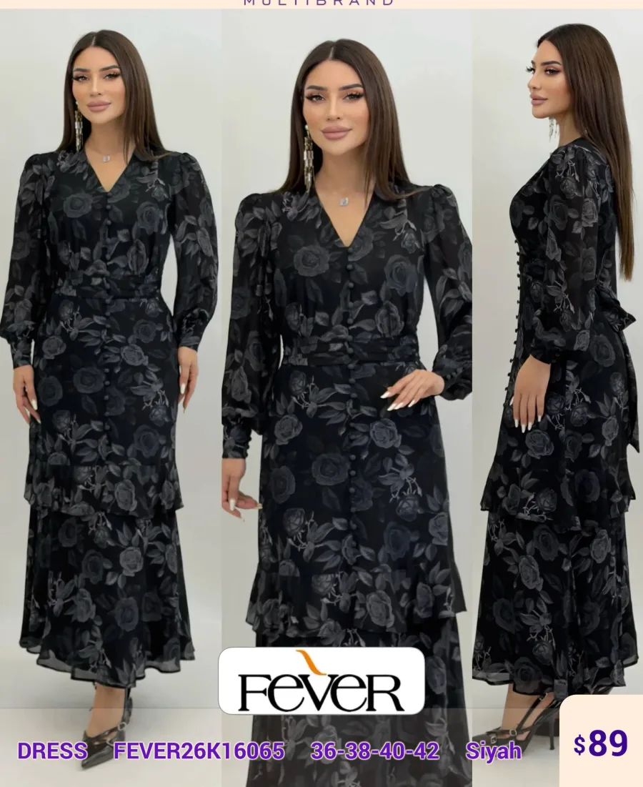 Платье FEVER (Black, модель FEVER26K16065) оптом