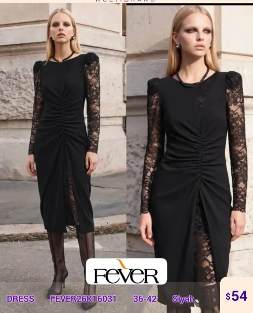 Платье FEVER (Black, модель FEVER26K16031) оптом