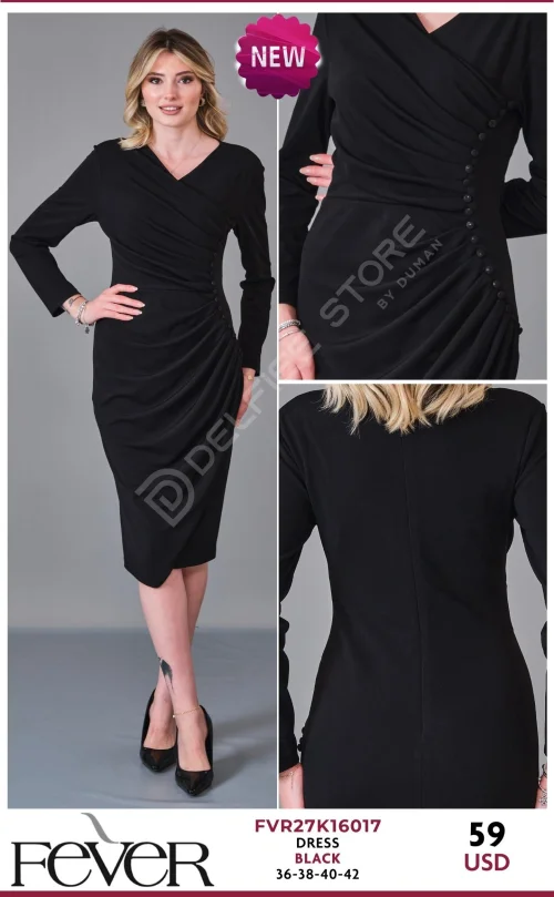 Платье FEVER (Black, модель FVR27K16017) оптом