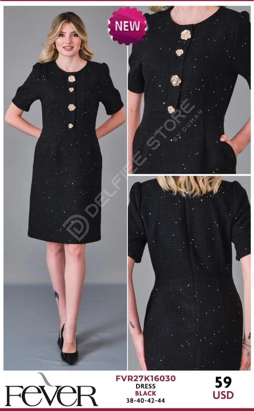 Платье FEVER (Black, модель FVR27K16030) оптом