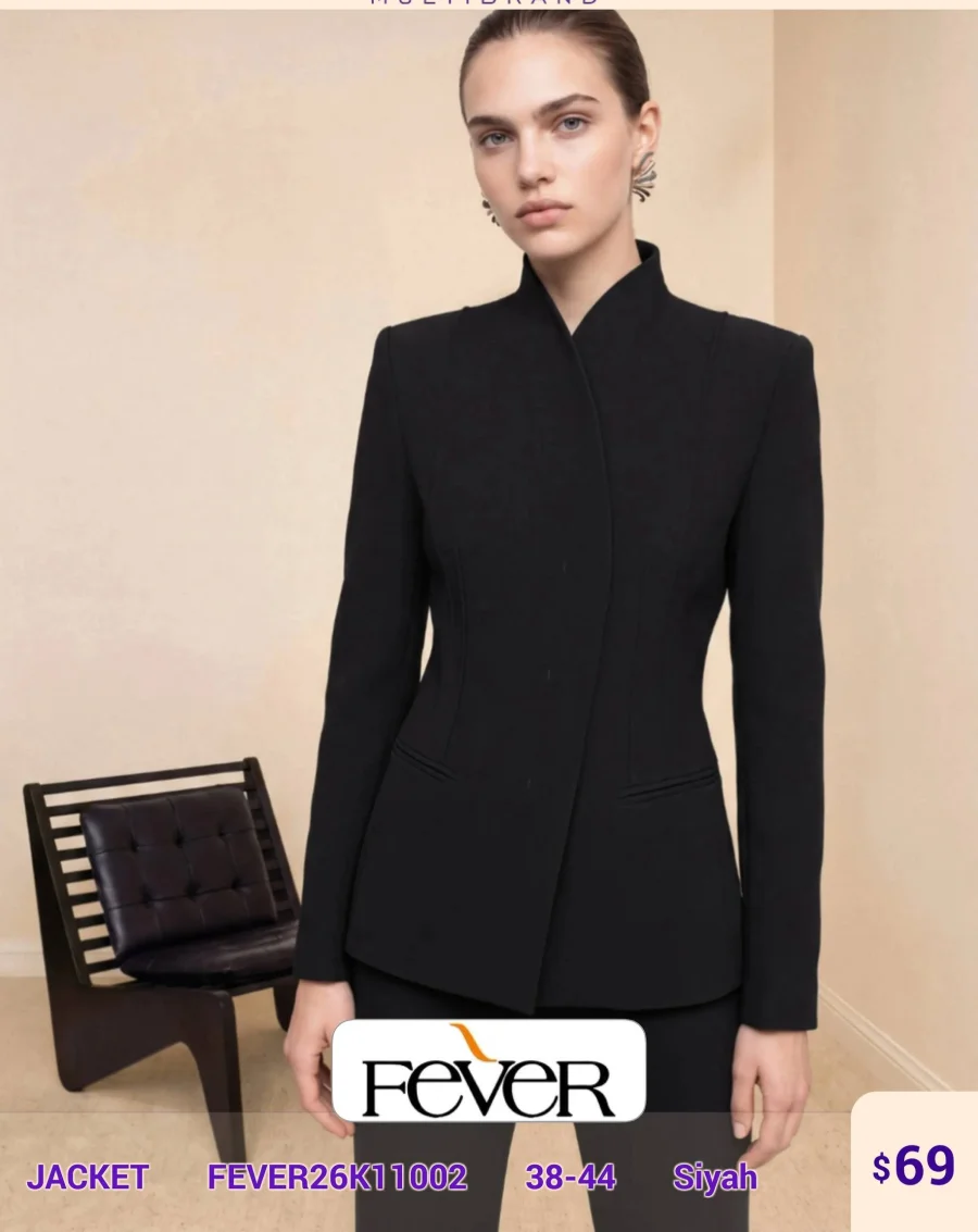 Жакет FEVER (Black, модель FEVER26K11002) оптом