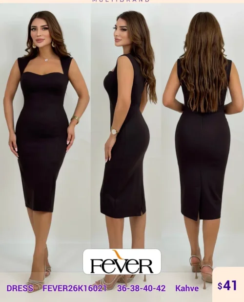 Платье FEVER (Brown, модель FEVER26K16021) оптом