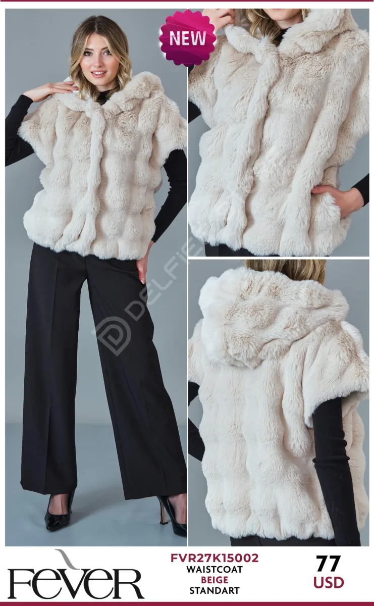 Жилет FEVER (Beige, модель FVR27K15002) оптом
