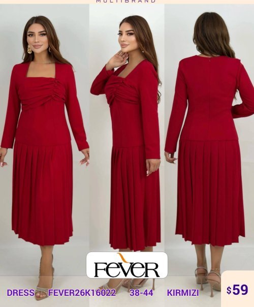 Платье FEVER (Red, модель FEVER26K16022) оптом