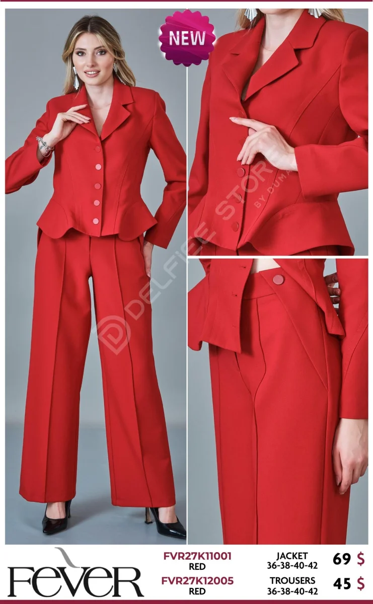 Брюки FEVER (Red, модель FVR27K12005) оптом