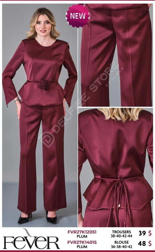 Блузка FEVER (Purple, модель FVR27K14015) оптом