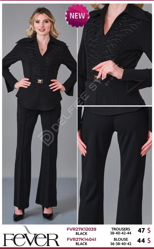 Брюки FEVER (Black, модель FVR27K12039) оптом