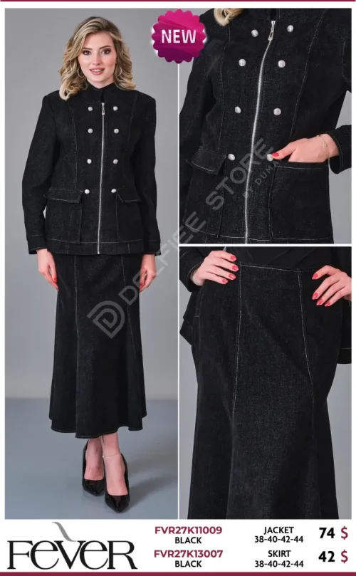 Юбка FEVER (Black, модель FVR27K13007) оптом