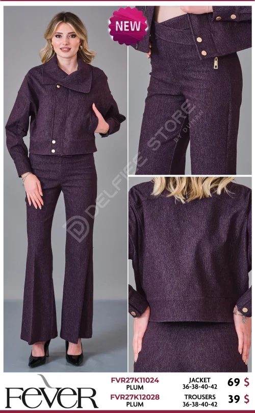 Брюки FEVER (Purple, модель FVR27K12028) оптом