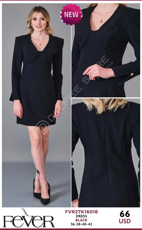 Платье FEVER (Black, модель FVR27K16018) оптом