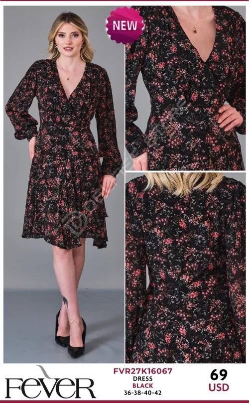 Платье FEVER (Black, модель FVR27K16067) оптом