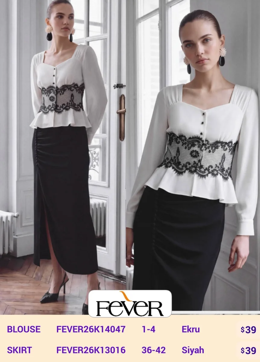 Юбка FEVER (Black, модель FEVER26K13016) оптом