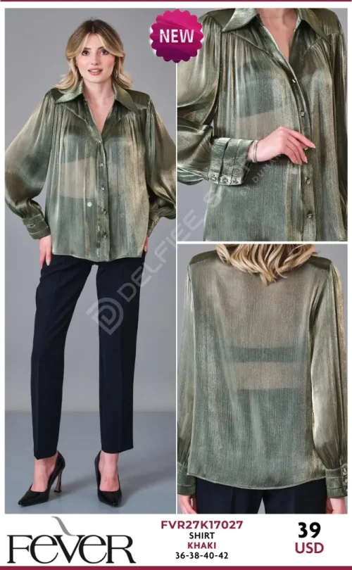 Рубашка FEVER (Olive, модель FVR27K17027) оптом