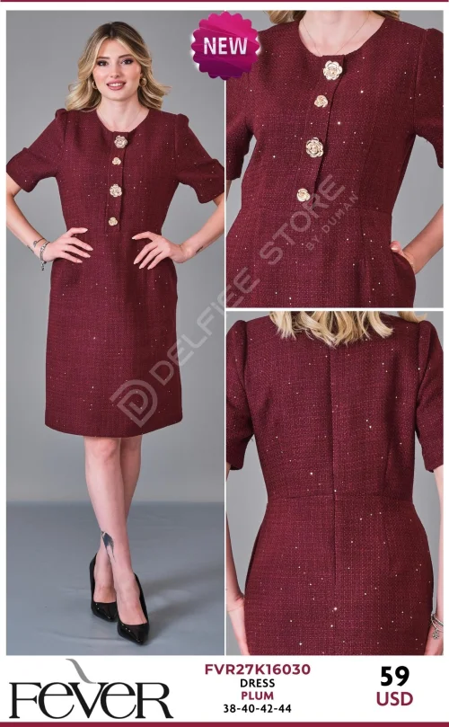 Платье FEVER (Purple, модель FVR27K16030) оптом