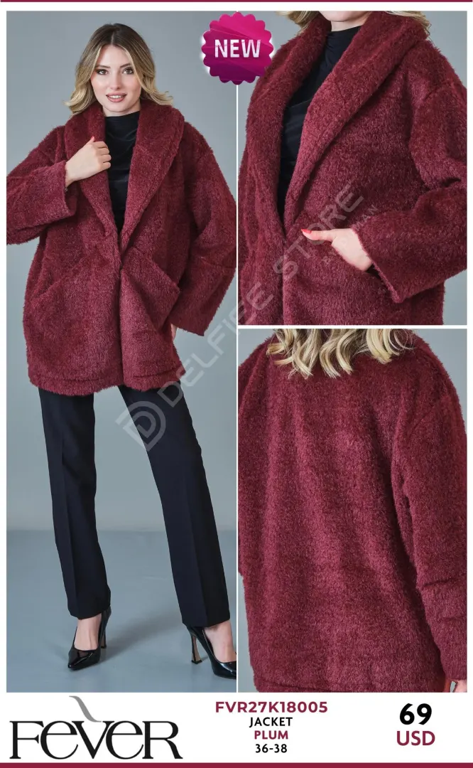 Жакет FEVER (Purple, модель FVR27K18005) оптом