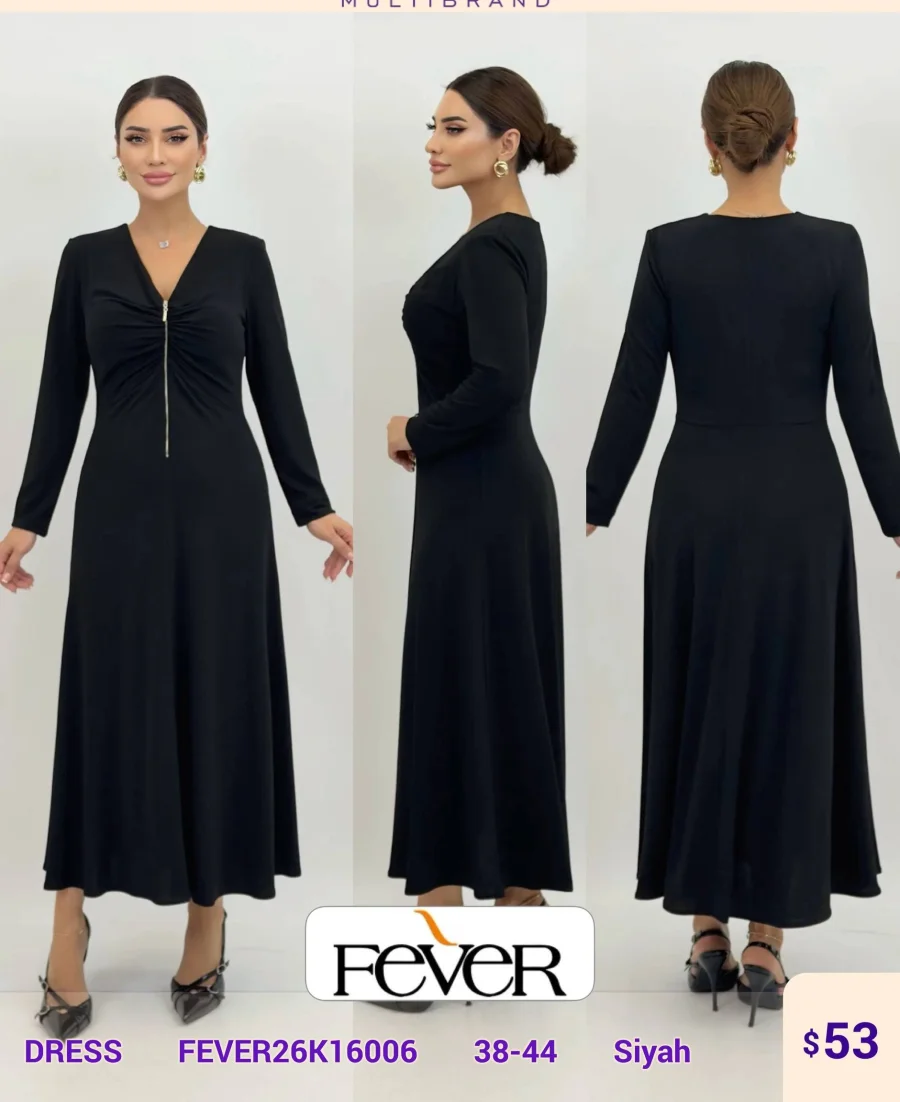 Платье FEVER (Black, модель FEVER26K16006) оптом
