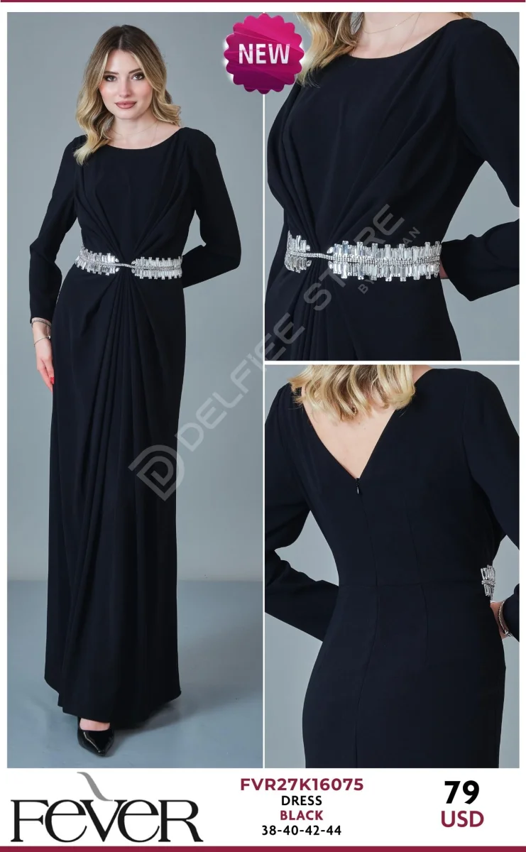 Платье FEVER (Black, модель FVR27K16075) оптом