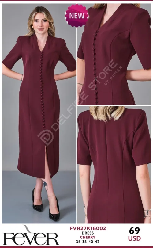 Платье FEVER (Wine, модель FVR27K16002) оптом