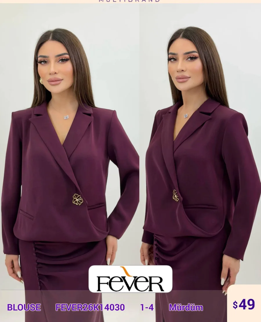 Блузка FEVER (Purple, модель FEVER26K1) оптом