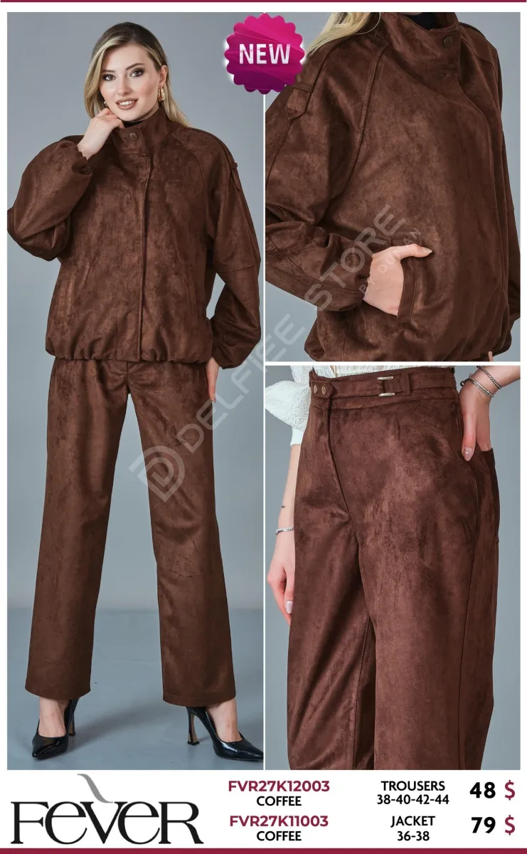 Жакет FEVER (Brown, модель FVR27K11003) оптом