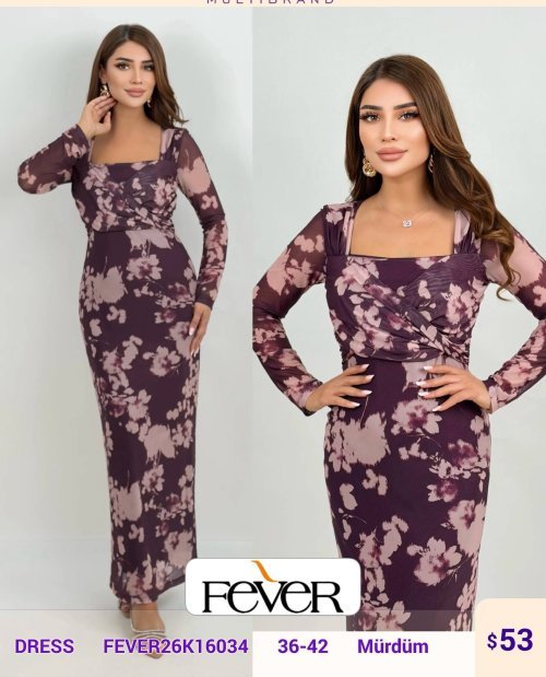 Платье FEVER (Purple, модель FEVER26K16034) оптом