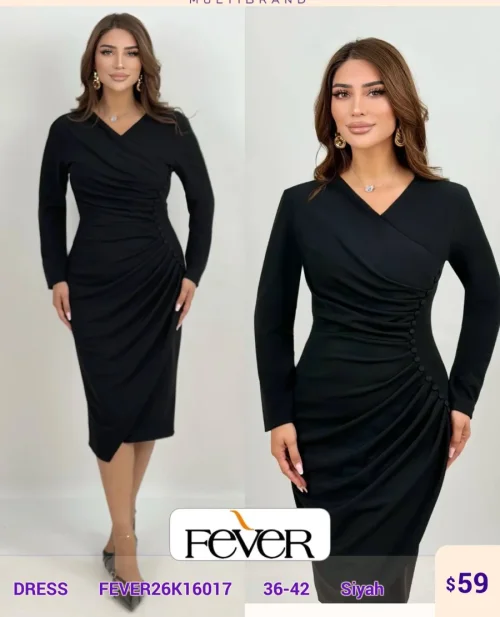 Платье FEVER (Black, модель FEVER26K16017) оптом