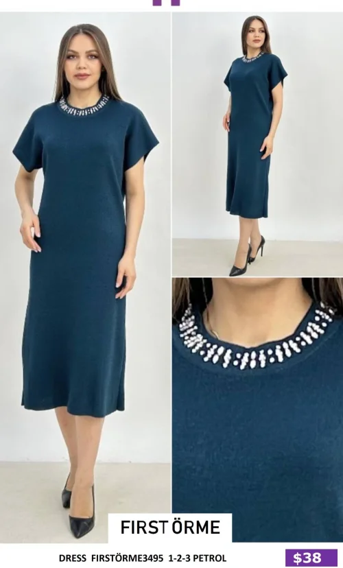 Платье First Örme (Turquoise, модель FIRSTORME3495) оптом