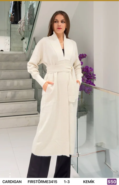 Кардиган First Örme (White, модель FIRSTORME3415) оптом