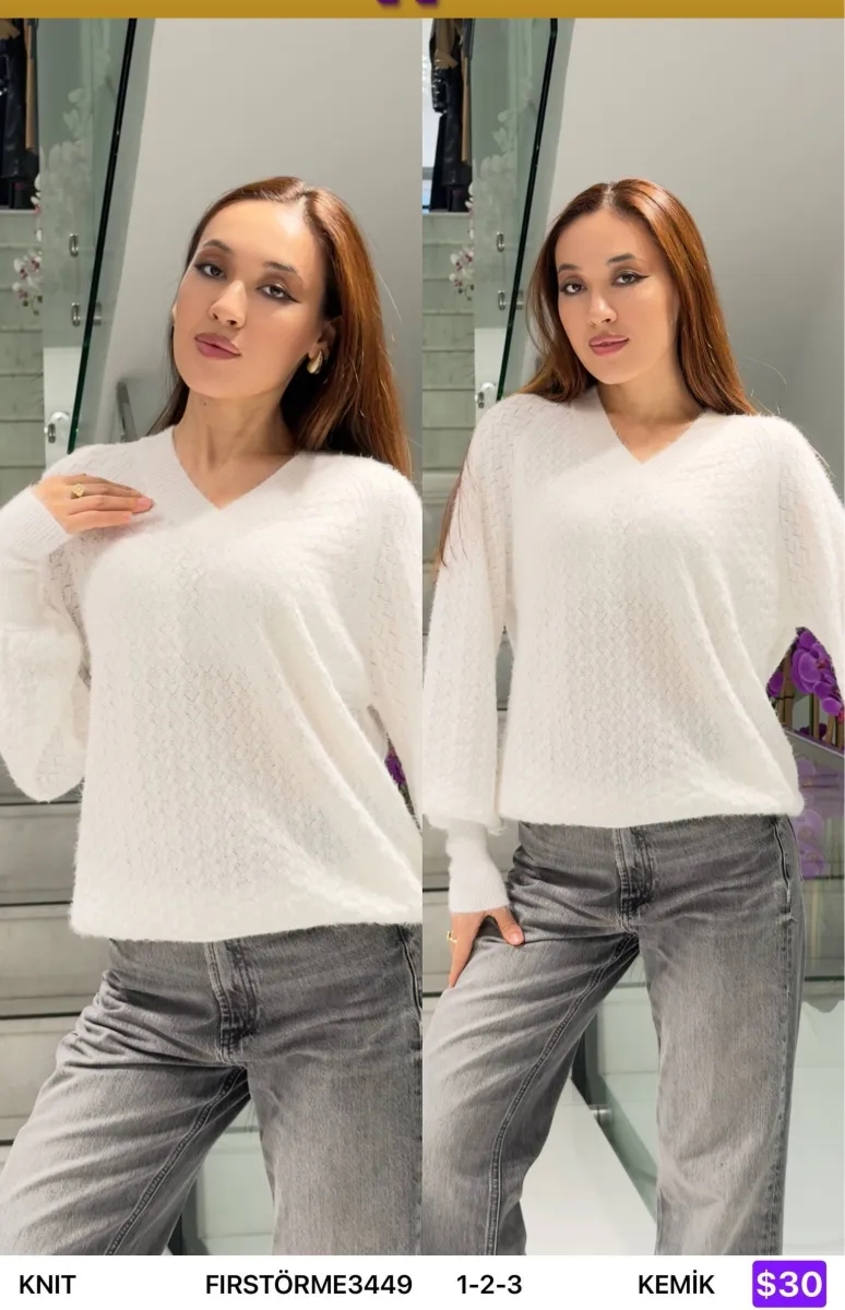 Трикотаж First Örme (White, модель FIRSTORME3449) оптом