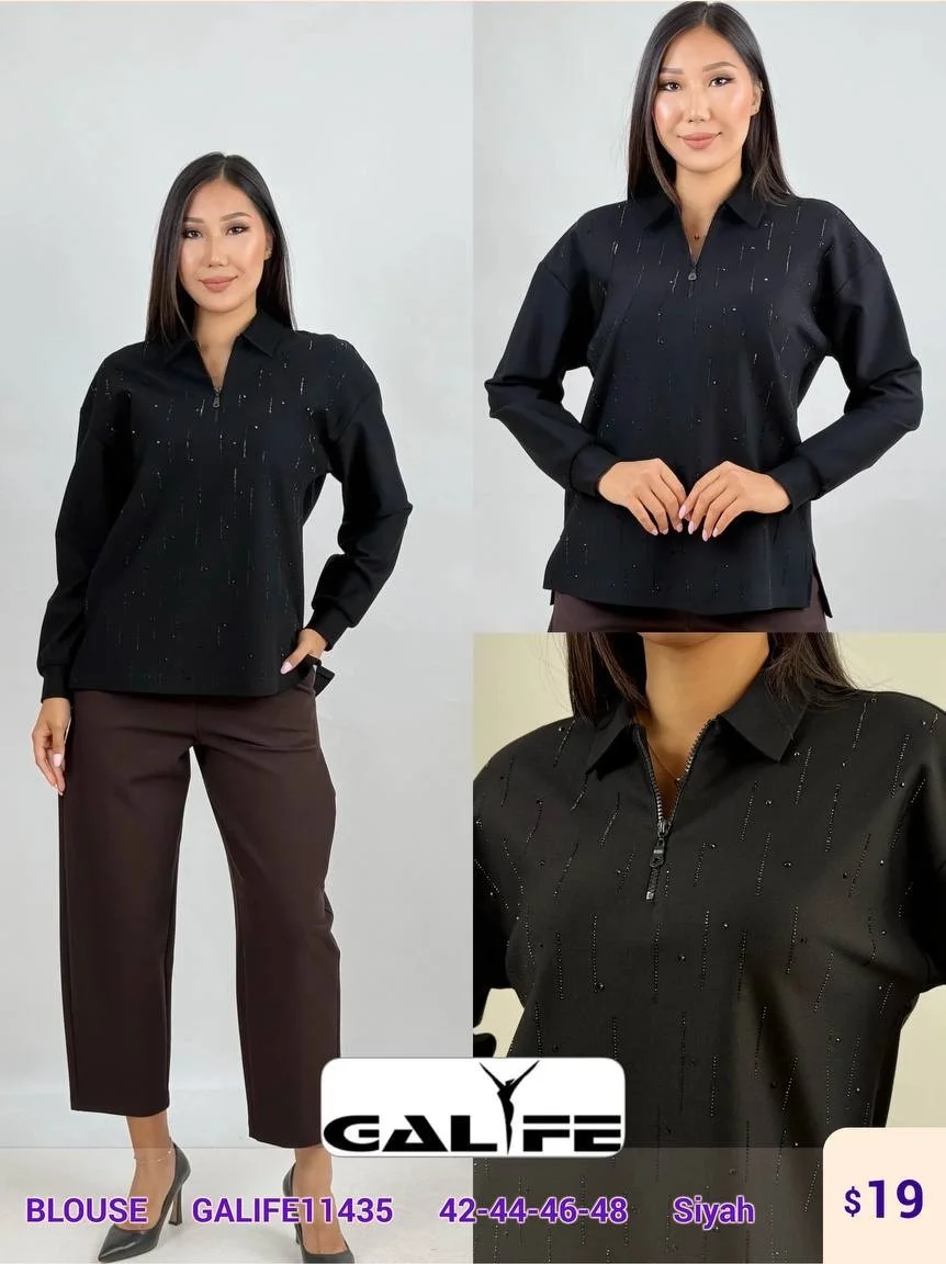 Блузка GALIFE (Black, модель GALIFE11435) оптом