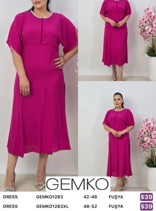 Платье GEMKO (модель GEMK01283XL) оптом