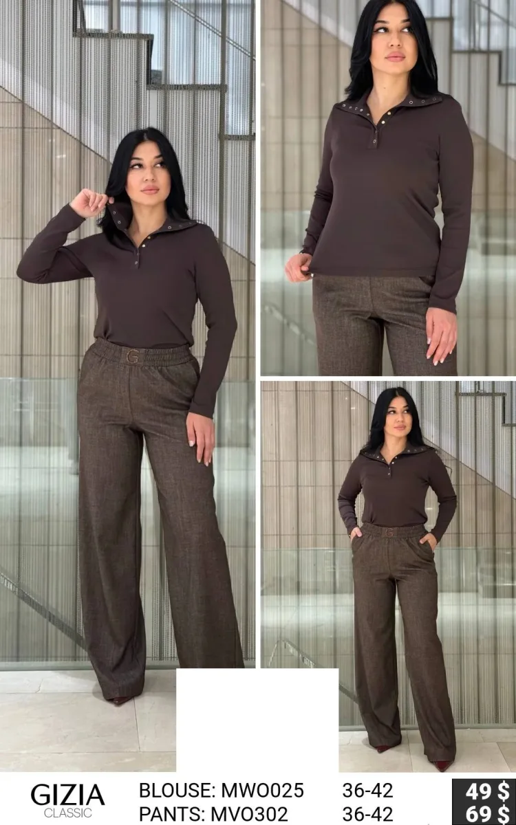 Блузка GIZIA CLASSIC (Not specified, модель 3642) оптом