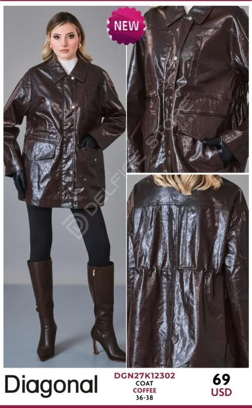 Пальто GREEN&COUNTRY (Brown, модель DGN27K12302) оптом