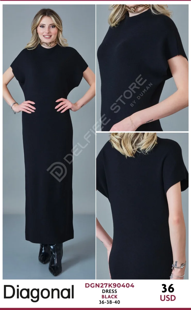 Платье GREEN&COUNTRY (Black, модель DGN27K90404) оптом