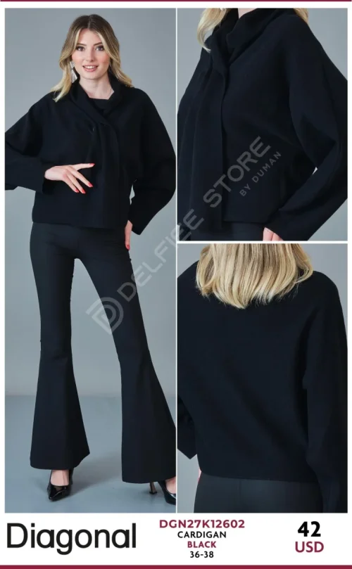 Кардиган GREEN&COUNTRY (Black, модель DGN27K12602) оптом