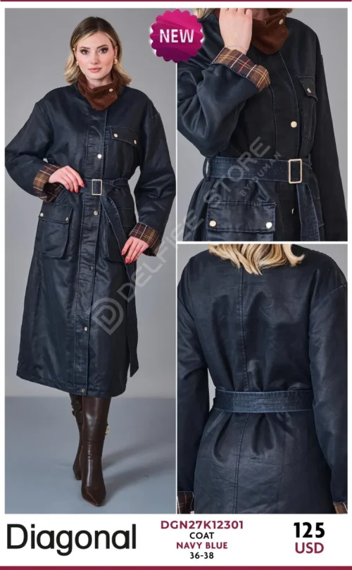 Пальто GREEN&COUNTRY (Navy, модель DGN27K12301) оптом