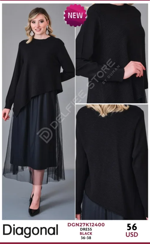 Платье GREEN&COUNTRY (Black, модель DGN27K12400) оптом
