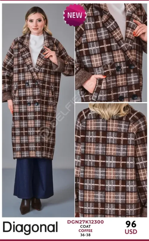 Пальто GREEN&COUNTRY (Brown, модель DGN27K12300) оптом