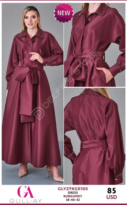 Платье GULL AY (Burgundy, модель GLY27KGE105) оптом