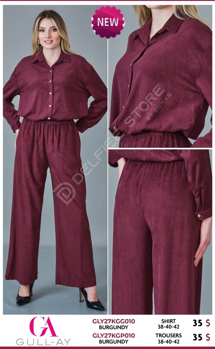 Брюки GULL AY (Burgundy, модель GLY27KGP010) оптом