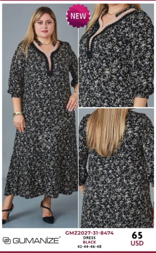 Платье GUMANIZE (Black, модель GMZ2027-31-8474) оптом