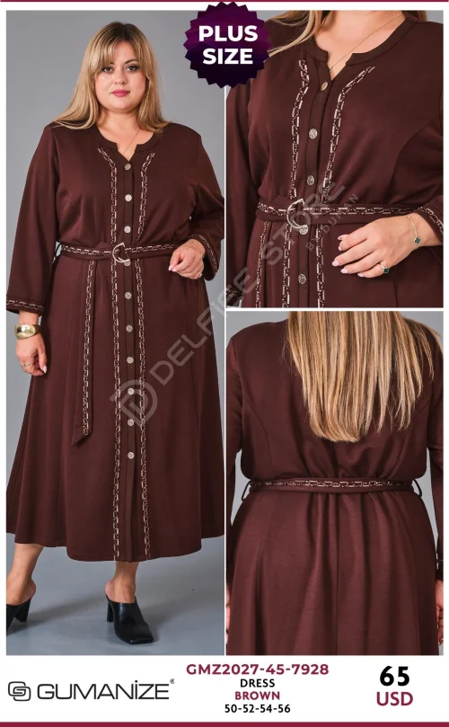 Платье GUMANIZE (Brown, модель GMZ2027-45-7928) оптом