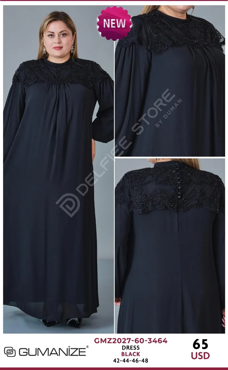Платье GUMANIZE (Black, модель GMZ2027-60-3464) оптом
