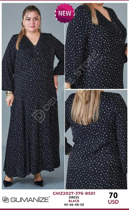 Платье GUMANIZE (Black, модель GMZ2027-376-8501) оптом