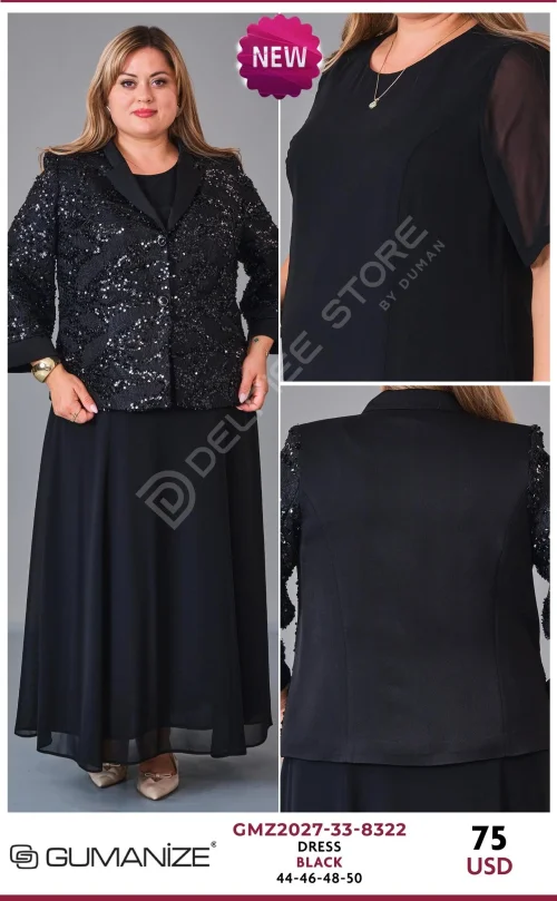 Платье GUMANIZE (Black, модель GMZ2027-33-8322) оптом