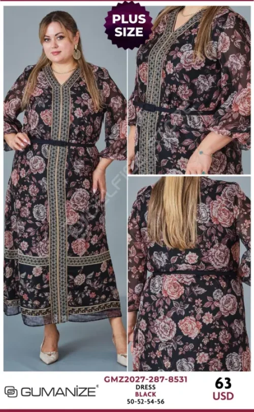 Платье GUMANIZE (Black, модель GMZ2027-287-8531) оптом