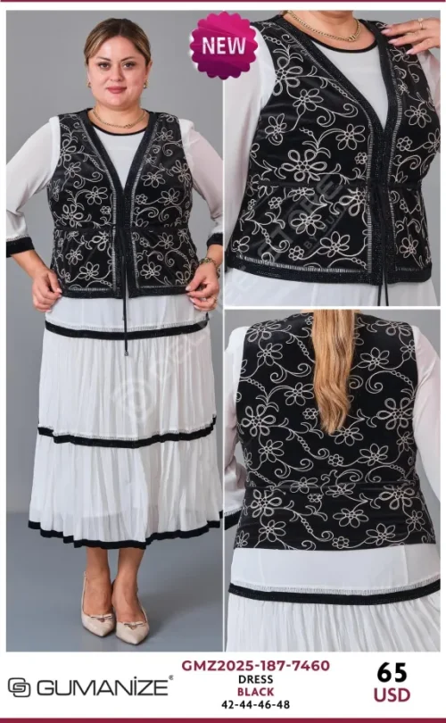 Платье GUMANIZE (Black, модель GMZ2025-187-7460) оптом
