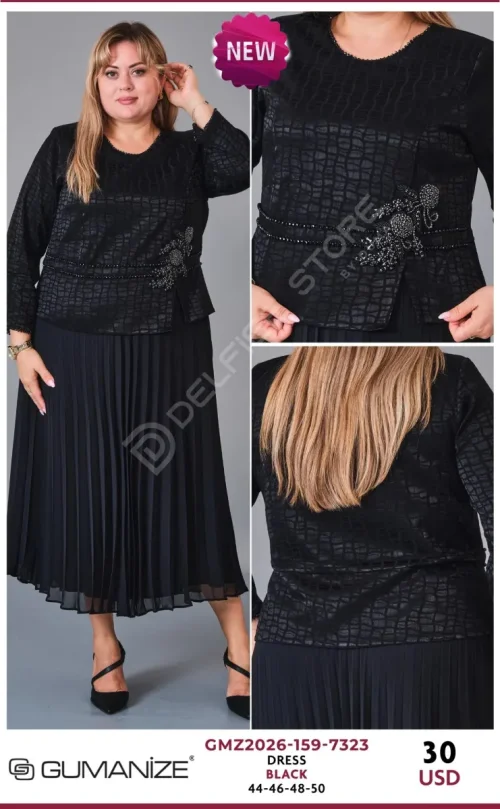 Платье GUMANIZE (Black, модель GMZ2026-159-7323) оптом