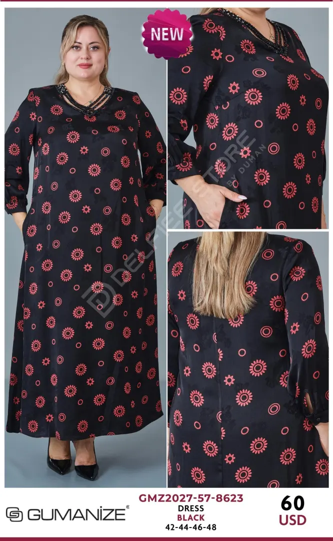 Платье GUMANIZE (Black, модель GMZ2027-57-8623) оптом